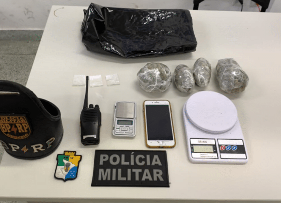 Polícia Militar prende suspeito por tráfico de drogas no Conjunto Fernando Collor
