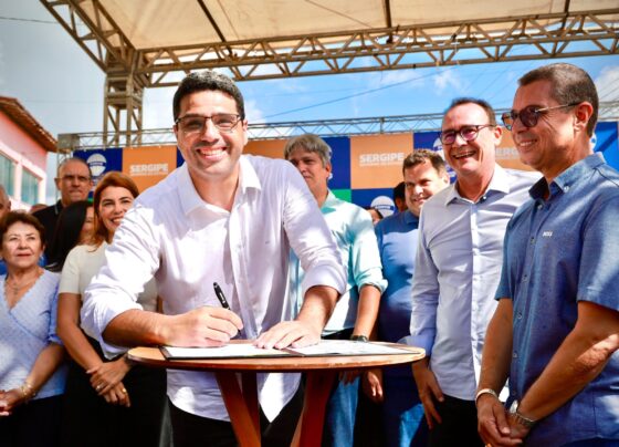 Presidente da Alese acompanha assinatura de ordem de serviço para obras de infraestrutura no Guajará