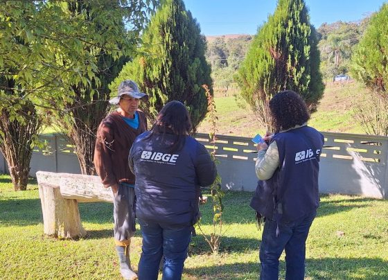 IBGE ABRE 109 VAGAS TEMPORÁRIAS EM SERGIPE PARA ATUAÇÃO NO CENSO AGROPECUÁRIO, FLORESTAL E AQUÍCOLA