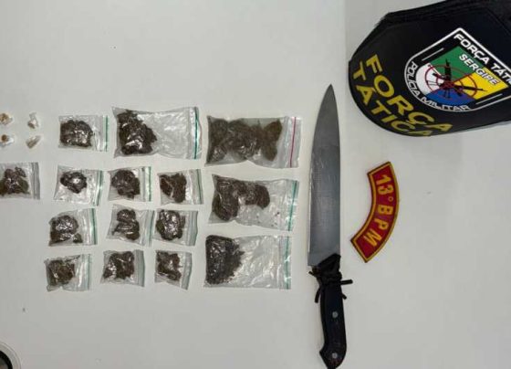 Polícia Militar prende suspeito por tráfico de drogas na Coroa do Meio