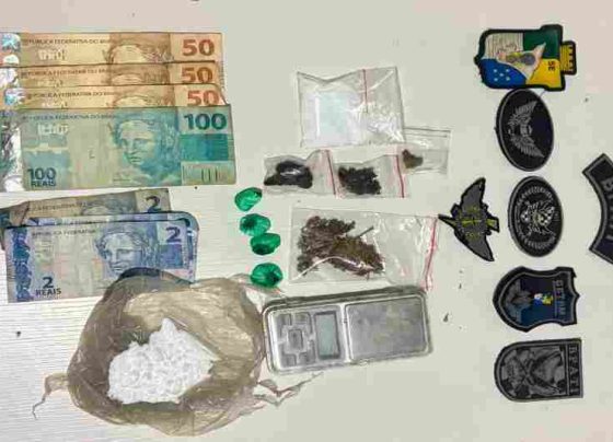 Polícia Militar prende suspeito por tráfico de drogas no município de Capela