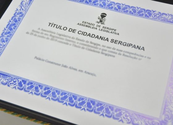 Sessão Especial: Alese concederá Título de Cidadania Sergipana a Henrique Cesar Tomiello