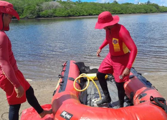 BOMBEIROS REALIZAM BUSCAS POR VÍTIMA DE AFOGAMENTO NO POVOADO MIRANGUINHA, ZONA RURAL DE ESTÂNCIA