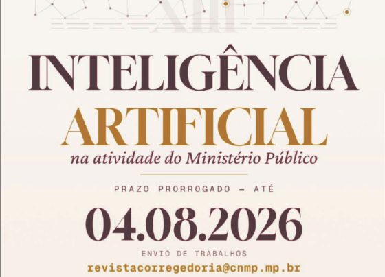 ESMP DIVULGA: Corregedoria Nacional prorroga prazo para submissão de artigos à XIII Revista Jurídica sobre Inteligência Artificial no Ministério Público