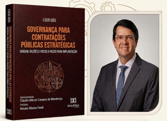 “Governança para Contratações Públicas Estratégicas”, de Lúcio Góis, será lançado na próxima terça-feira