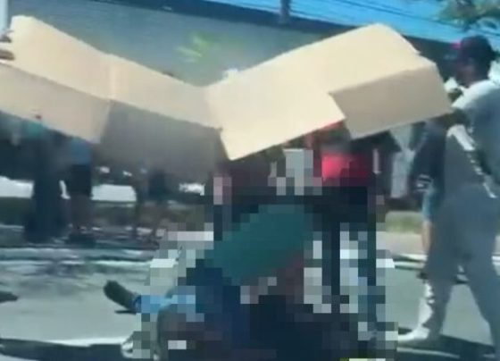 Motociclista morre após se envolver em acidente com caminhão na Avenida Tancredo Neves, em Aracaju