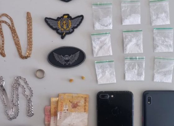Polícia Militar prende casal suspeito de tráfico de drogas na Zona Norte de Aracaju
