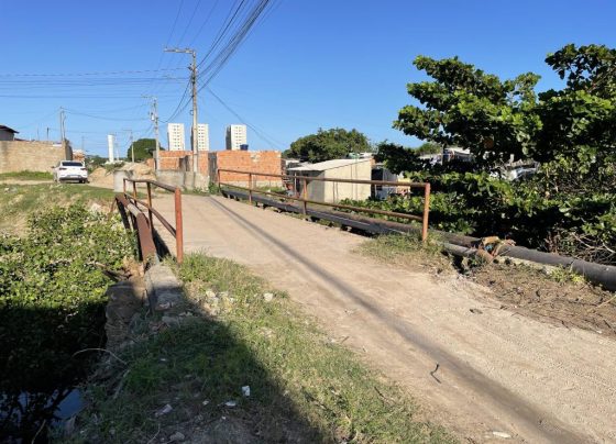 Prefeitura inicia urbanização da ponte da Rua Maria Selma de Santana