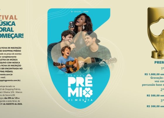 Shopping Prêmio retoma Troféu Prêmio de Música e abre inscrições pra 5ª edição