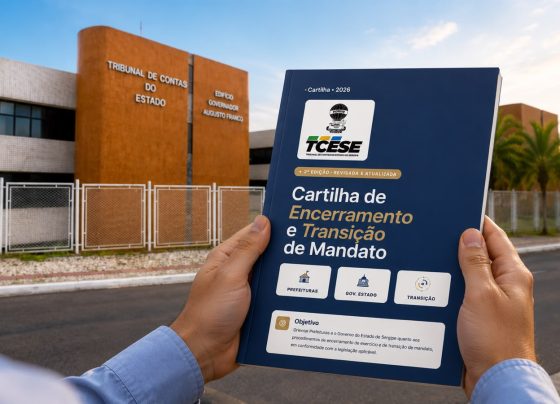 Tribunal de Contas de Sergipe lança cartilha com orientações para encerramento e transição de mandato