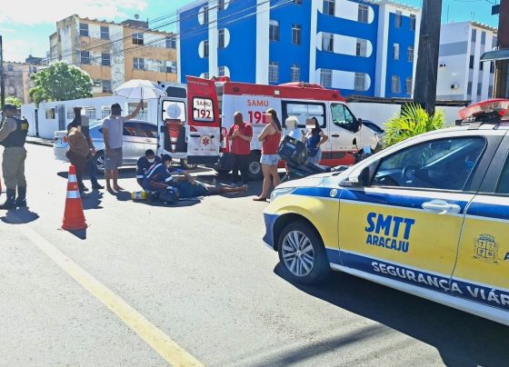 Central da SMTT registra 54 acidentes de trânsito em uma semana em Aracaju