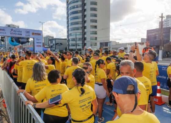 Corrida “Trânsito Vivo” mobiliza corredores e reforça respeito à faixa de pedestres