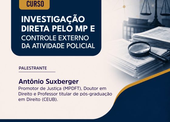 ESMP promove curso sobre investigação direta pelo MP e controle externo da atividade policial
