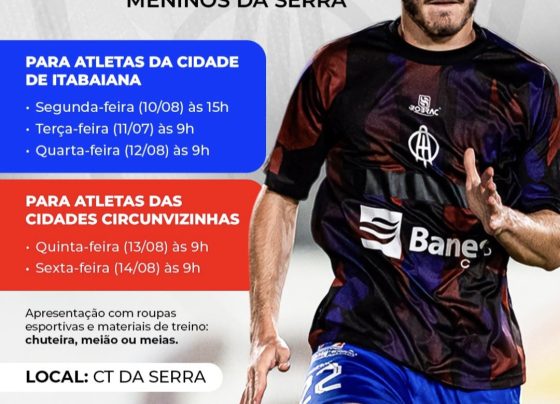 Itabaiana abre peneira para descobrir novos talentos para o Sub-20