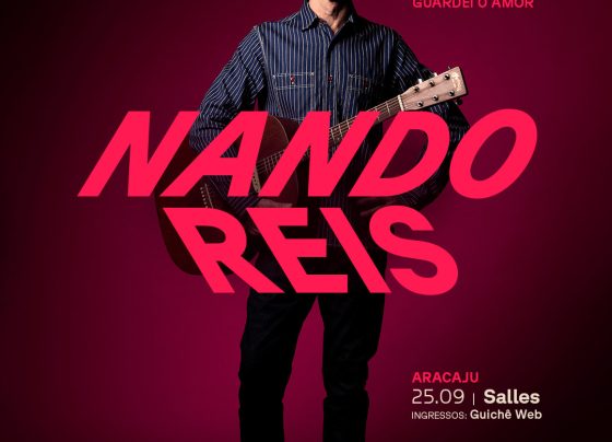 Nando Reis retorna a Aracaju com a turnê “Pra Você Guardei o Amor”; vendas já estão abertas