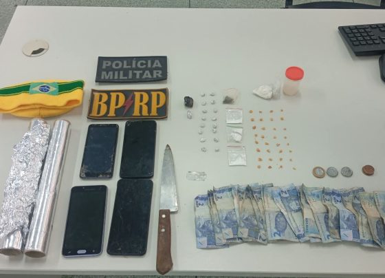 PM apreende entorpecentes e prende homem por tráfico na região central de Aracaju