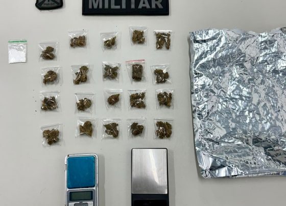 PM prende suspeito de tráfico de drogas na Zona Sul da capital