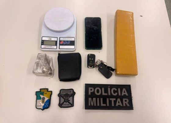PM prende suspeito de tráfico de drogas na Zona Sul de Aracaju