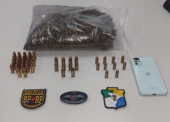 PM prende suspeito por tráfico de drogas e apreende 47 munições em Aracaju