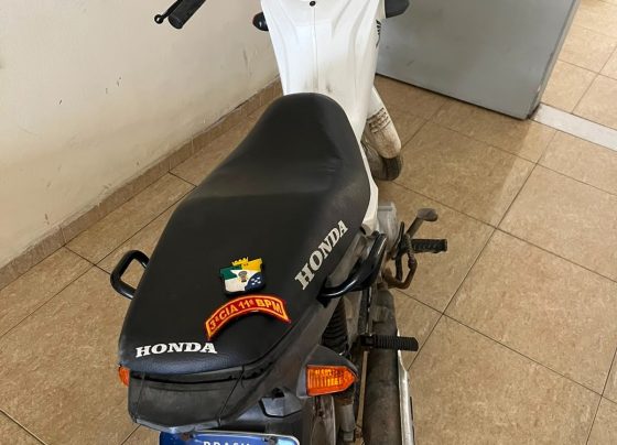 PM recupera motocicleta furtada em Itabaianinha