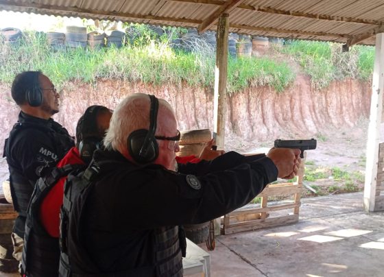 Policiais do MPT-SE participam de qualificação sobre manuseio de armamento institucional