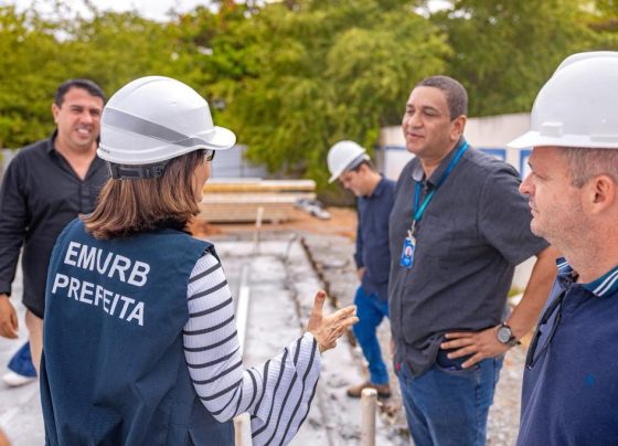 Prefeita de Aracaju acompanha avanço das obras da UBS Senadora Maria do Carmo Alves, no bairro Jabotiana