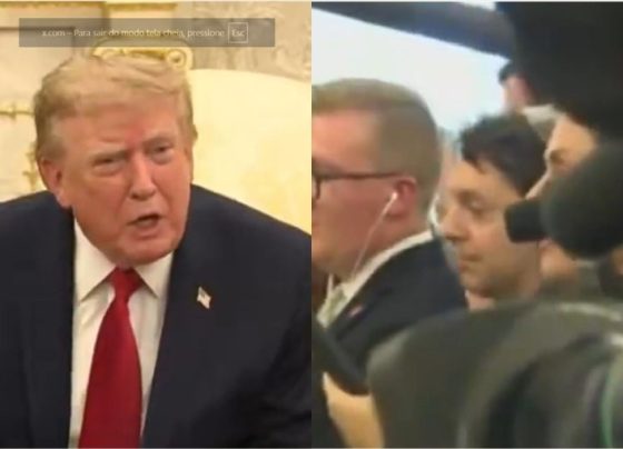Trump manda repórter se calar após pergunta sobre Kim Jong Un