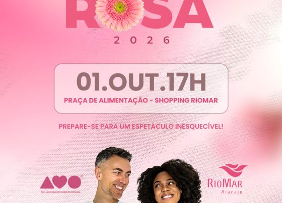 AMO realiza abertura oficial do Outubro Rosa 2026 com pocket show especial no Shopping Riomar