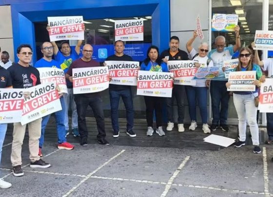 Bancários do BB e da Caixa entram em greve por tempo indeterminado em Sergipe
