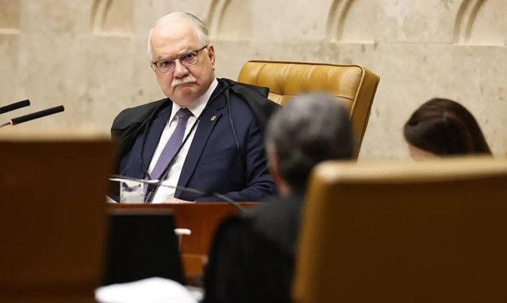 Fachin silencia sobre crise no STF em 1ª sessão pós-embate entre ministros