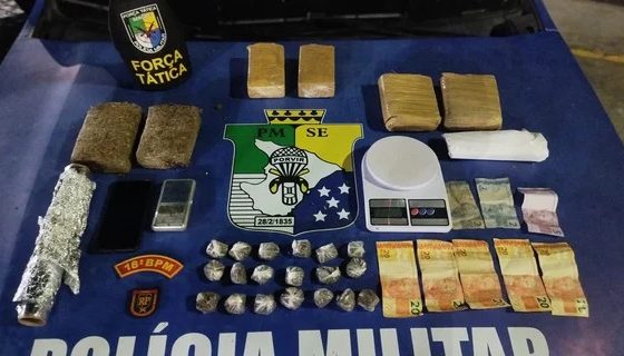 Homem é preso suspeito de tráfico de drogas na Zona Rural de Japoatã