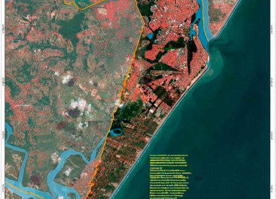 IBGE divulga mapa de Aracaju e São Cristóvão com novo limite territorial