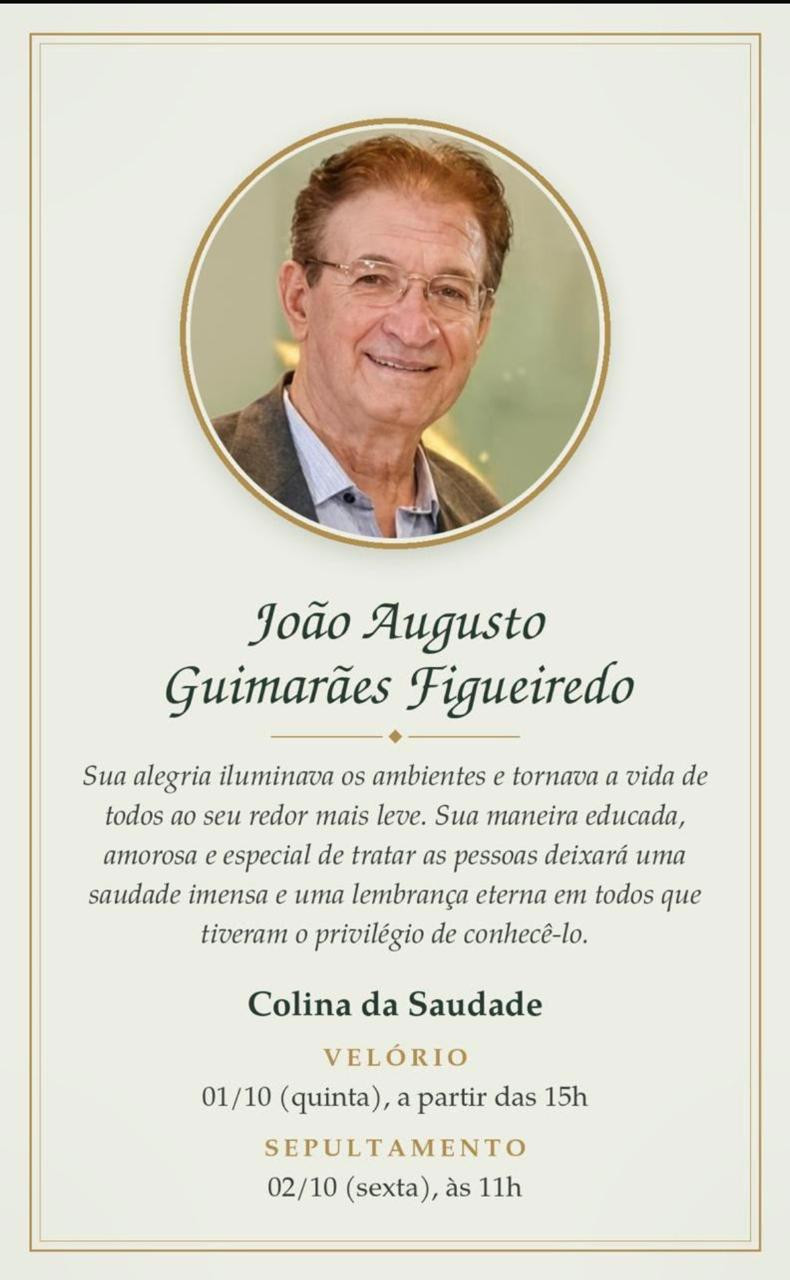 Morre o médico João Augusto Guimarães Figueiredo