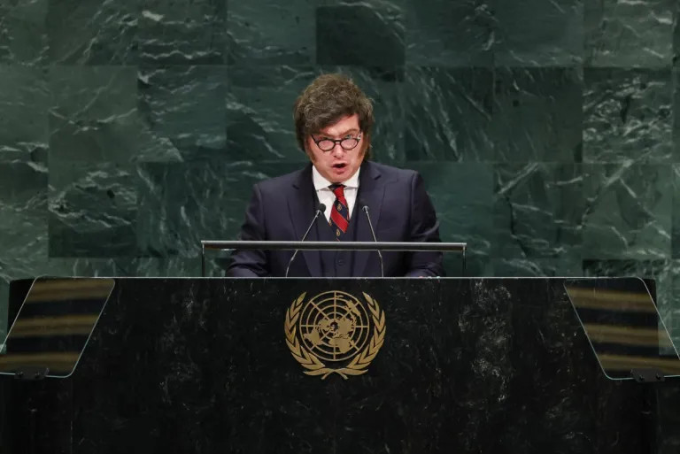 “Organização inútil”, refere-se Milei à ONU em discurso na Assembleia-Geral