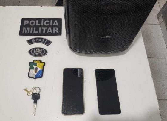 PM prende casal suspeito de roubo horas após crime em Itabaianinha