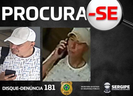 Polícia Civil procura suspeito de furtar transdutores de ultrassom avaliados em R$ 75 mil em Aracaju