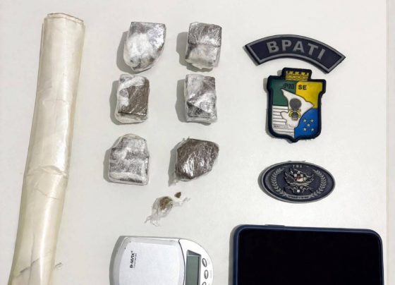 Polícia Militar apreende adolescente com drogas em Japaratuba
