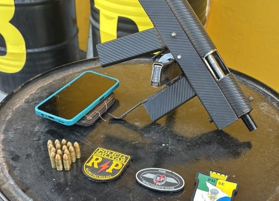 Polícia Militar apreende submetralhadora e drogas em ocorrências na Grande Aracaju