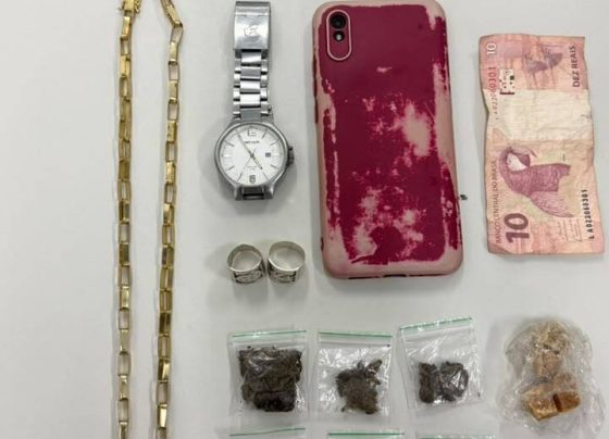 Polícia Militar prende homem por tráfico de drogas no Bairro 17 de Março
