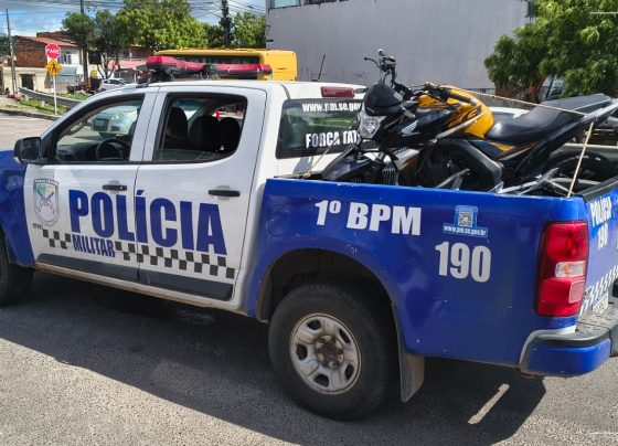 Polícia Militar recupera motocicleta roubada no Bairro 17 de Março, em Aracaju