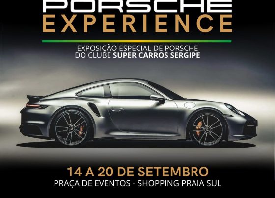 Porsche Experience reúne modelos em exposição no Shopping Praia Sul