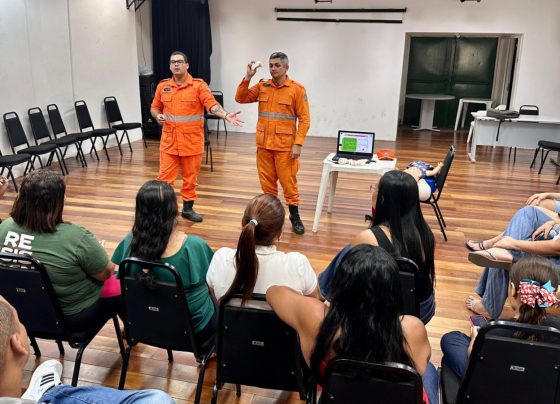 Prefeitura leva oficina de primeiros socorros aos bairros Bugio e Olaria