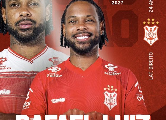 Rafael Luiz renova com o Club Sportivo Sergipe para a temporada 2027