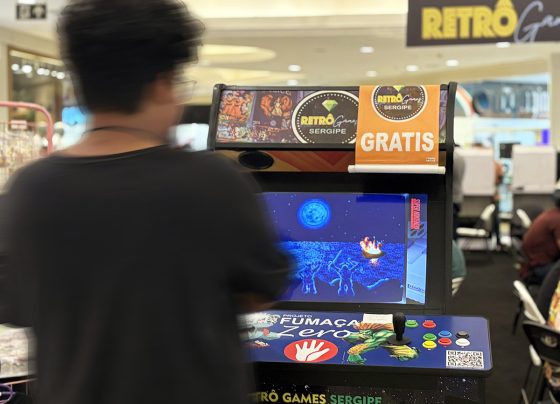 Retrô Games leva fliperamas gratuitos e itens colecionáveis para o Shopping Jardins