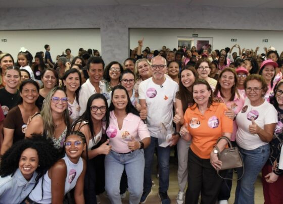 Em encontro com mais de 400 mulheres, Edvaldo firma compromisso com políticas públicas para as sergipanas