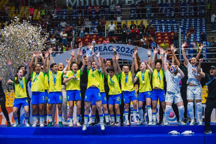 Seleção Brasileira de Futsal Feminino Sub-20 conquista tetracampeonato