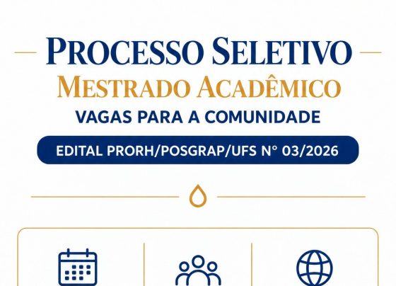 UFS abre processo seletivo para mestrado e doutorado em Recursos Hídricos