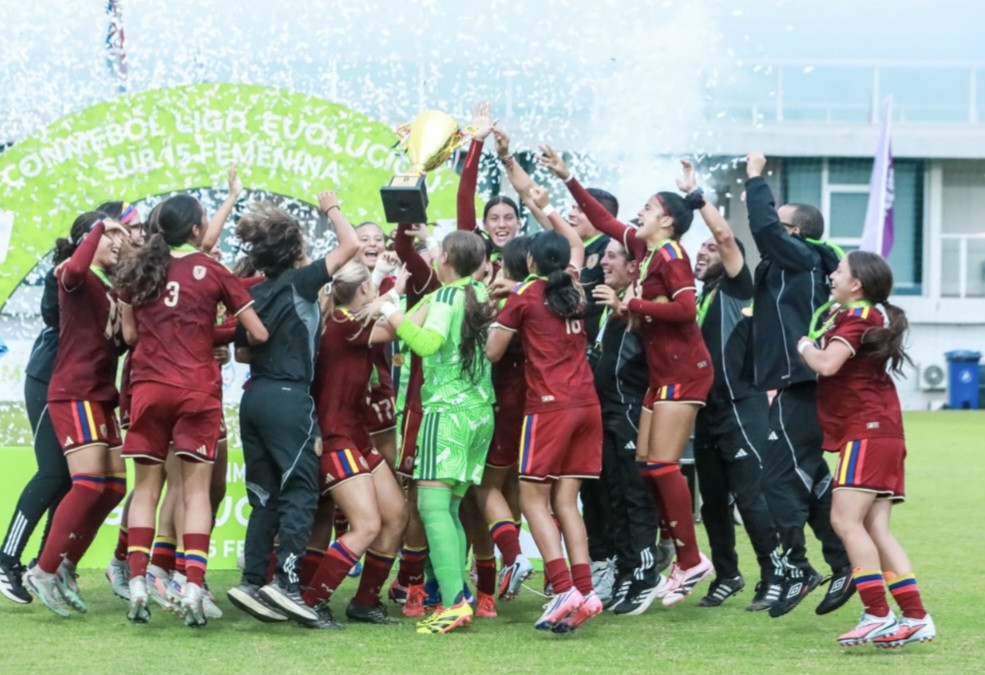 Venezuela vence CONMEBOL Liga Evolução Sub-15 Feminina; Brasil terminou em 5° lugar