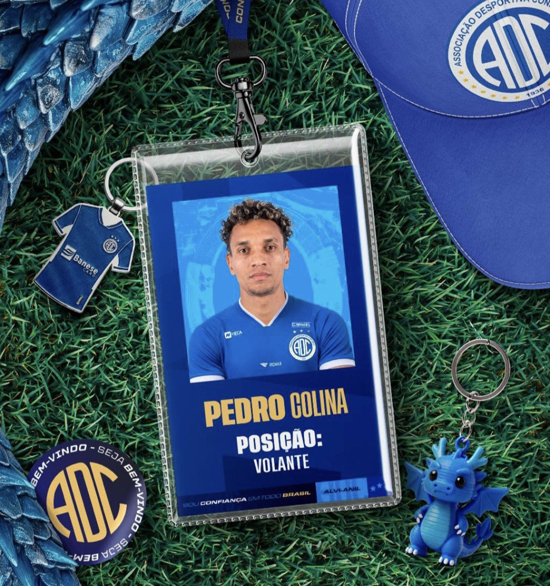 Confiança anuncia volante Pedro Colina e lateral-direito Rubinho para 2027