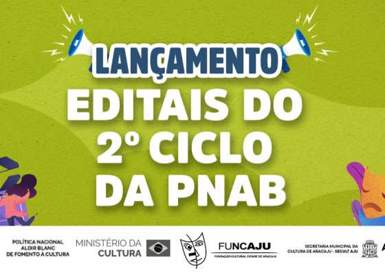 Funcaju publica cinco editais do segundo ciclo da Política Nacional Aldir Blanc